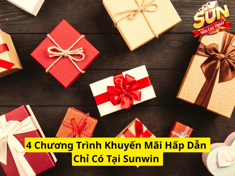 4 chương trình khuyến mãi hấp dẫn chỉ có tại Sunwin